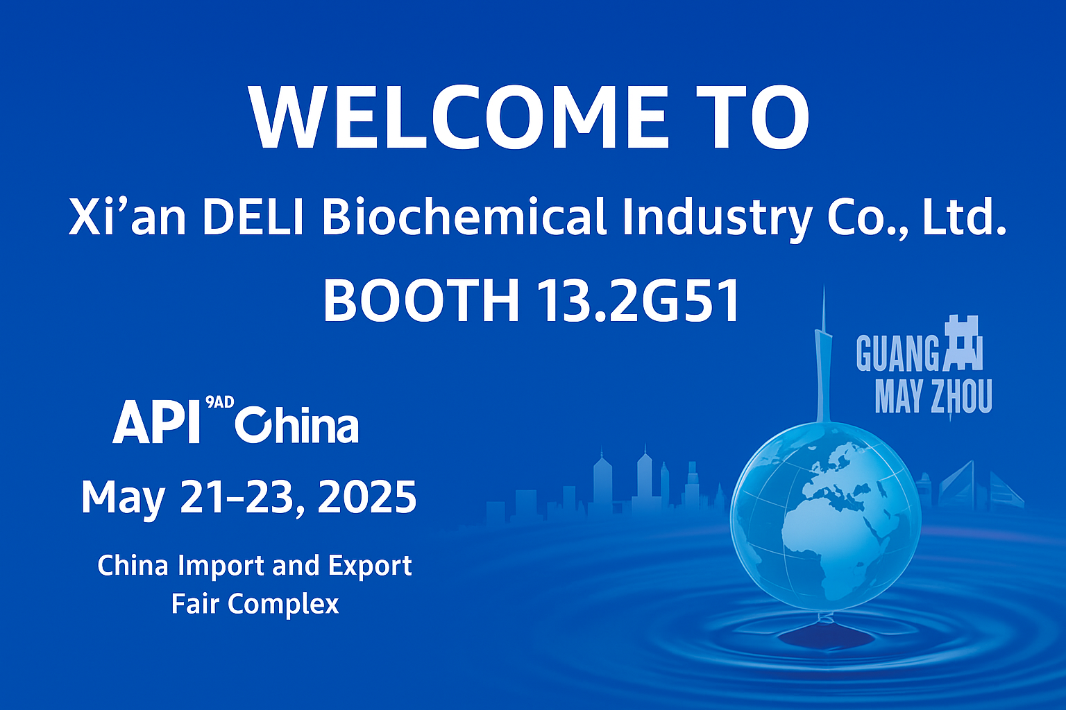 Xi'an deli Bithcheimiceach le taispeáint ag an 92ú Api China i Guangzhou