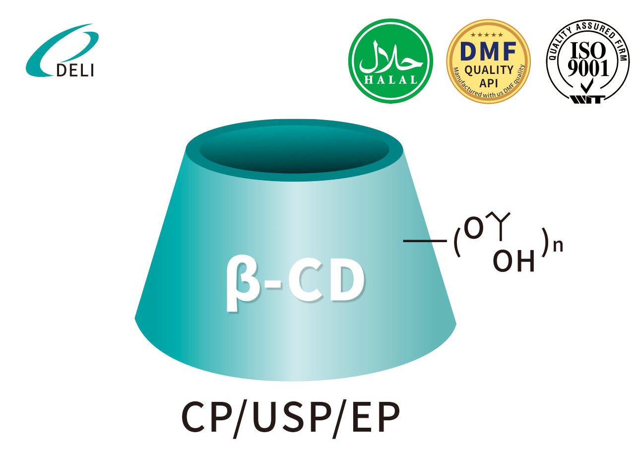 Deli Bithcheimiceach Hydroxypropyl Betadex Púdar USP agus Grád PE